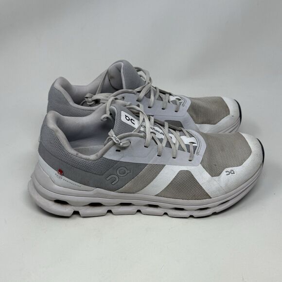 On Cloud Cloudrunner Running Shoes Womens 9.5 White Mesh Lightweight Sneakers - Picture 3 of 16